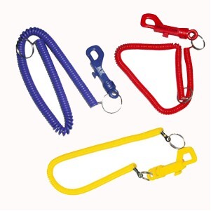 Bungee Cord Lanyard w/ Clip & Key Ring