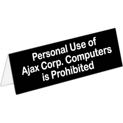 Tent Sign (Up to 30 Square Inch)