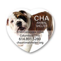 USA Made Premium UV Window Micro-Suction Cling Decal (3"x2.75") Heart
