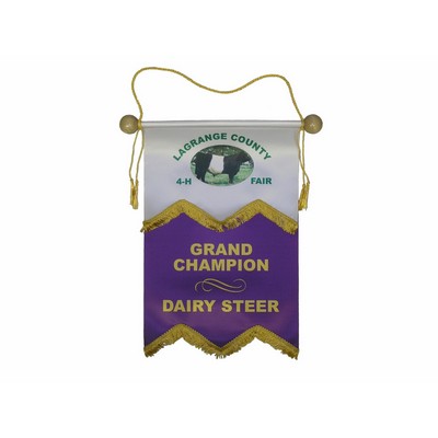 12" X 18" Banner w/Overlay