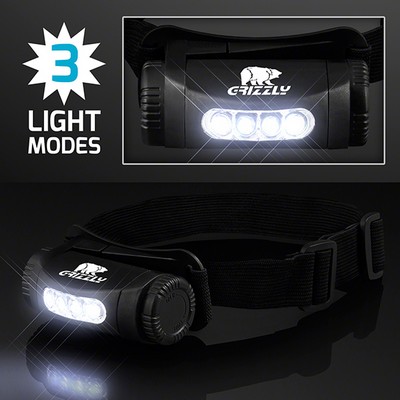 Wearable LED Head Light, Hands Free Lighting - PRINTED