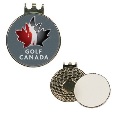 Hat Clip with custom Golf Ball Marker - Direct Print