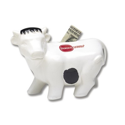 7 1/2" Matte/ Gloss Cow Bank