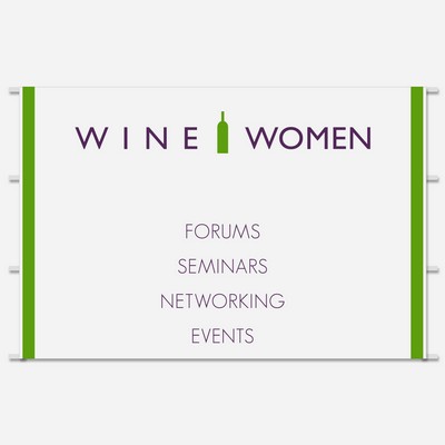 10' x 7' Full Wall, Full-Color, Dye Sublimation, Single Side Imprint