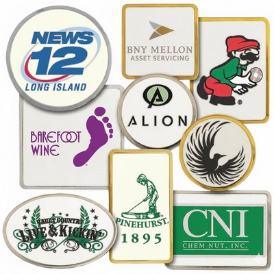 Printed Enamel 3/4" Lapel Pin