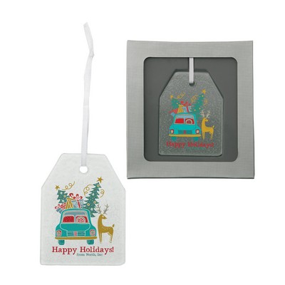 Hammered Glass Ornament