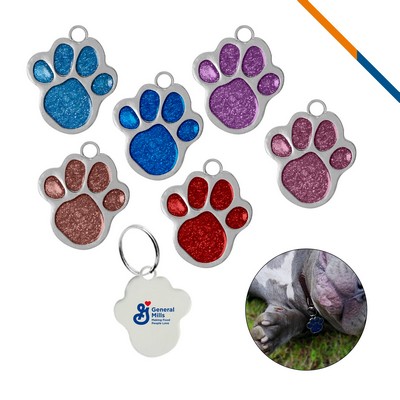 Glitter Paw Tags