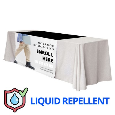 48" x 63" Liquid Repellent Standard Table Runner - Made in the USA