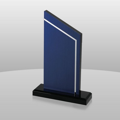 Cobalt Blue Aluminum Fusion (8 3/4" x 8" x 2")