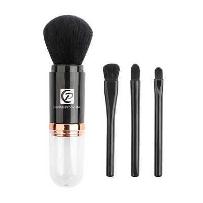 Retractable 4" 1 Mini Makeup Brush Set