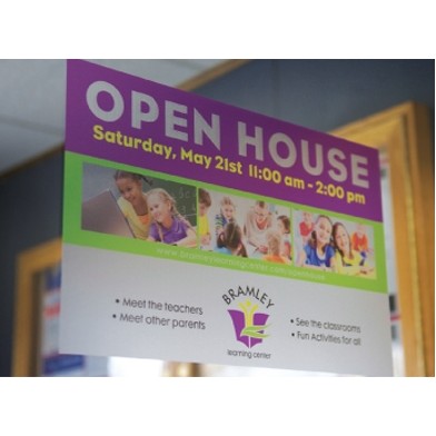 Full Color Frosted Horizontal Window Decal (24"x36")