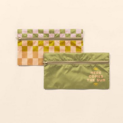 Zip Front Pouches Tuck & Toss - Ripstop - Large