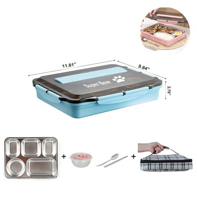 304 Stainless Steel Thermal Insulation Lunch Box Set