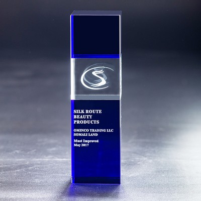 Blue Morena Award (2" x 2" x 6.3")