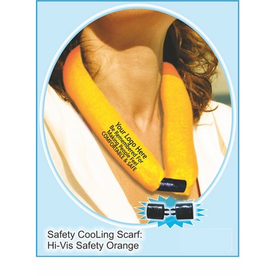 Hi-Vis Safety Orange CooLooP Active Water Scarf