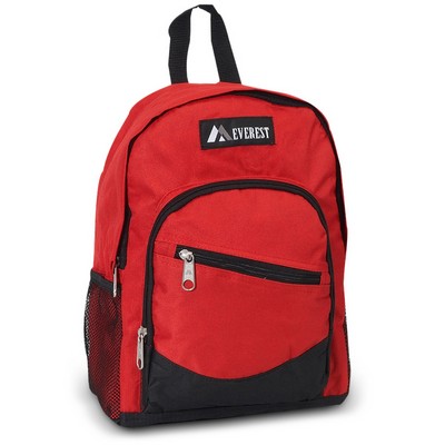 Everest Junior Slant Backpack, Red/Black, 12L