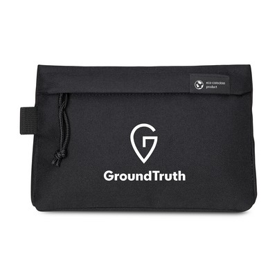 Renew AWARE™ rPET Zippered Pouch - Black