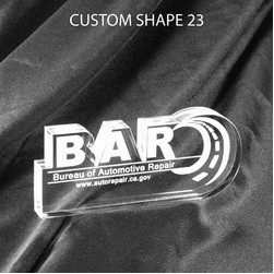 Clear Acrylic Stock Paperweights