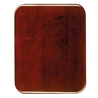 Rosewood Piano Finish Corner Plaque