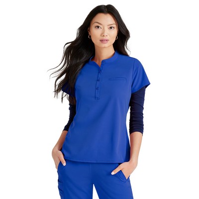 Barco Unify - Women's One Pocket Henley Style Mission Top