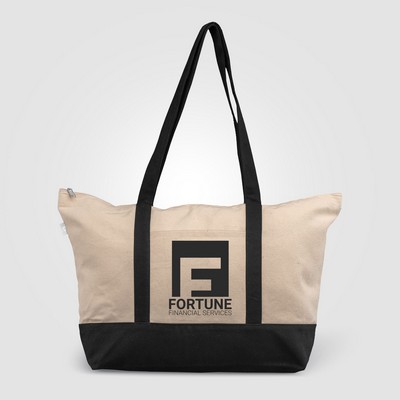 Regatta - 16 oz. Cotton Canvas Large Tote Bag - Silkscreen