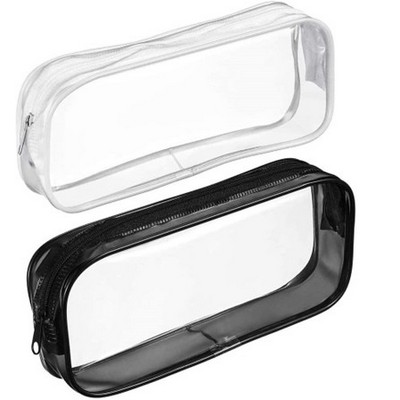 Clear PVC Zipper Pencil Bag