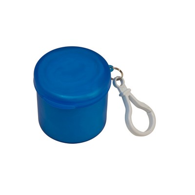 Poncho In Carabiner Case