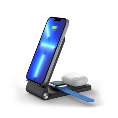 Light Up 3-in-1 Wireless Charger Station