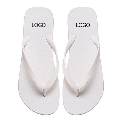 Unisex PVC Arch Support Multiple Sizes Pure Color Flip Flops