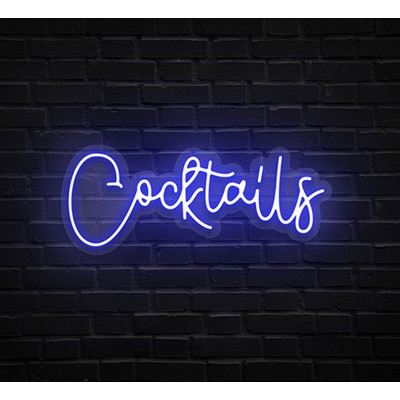 Exclusive Custom Neon Cocktails Sign