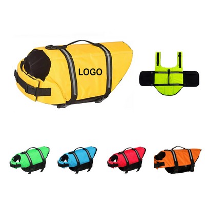 Pet Reflective Swimming Life Jacket