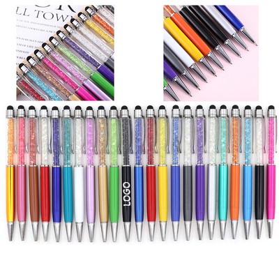2-In-1 Slim Crystal Diamond Stylus Pen
