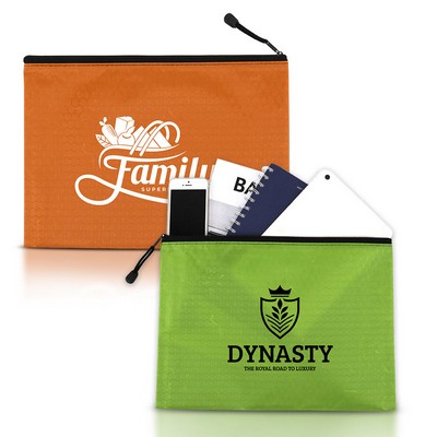 A4 Size Document Holder Zipper Organizer Pouch