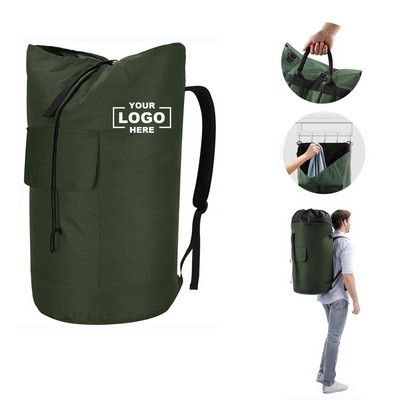 Durable Collapsible Laundromat Bag: Ideal for Travel, Camping, and College Dorms.