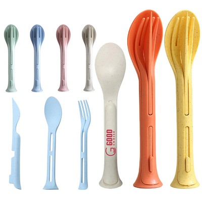 Straw 3-in-1 Cutlery Knife, Fork and Spoon