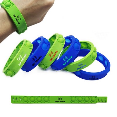 Silicone Push Pop Bubble Wristband