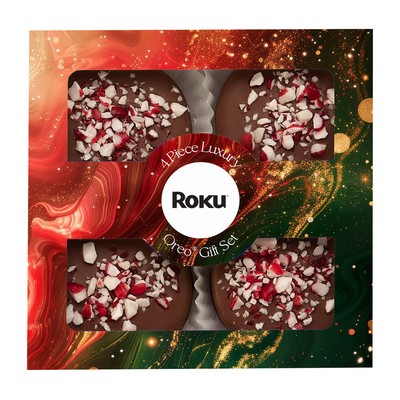 Luxury Chocolate Oreo® Gift Sets - 4 Piece - Milk Chocolate Peppermint