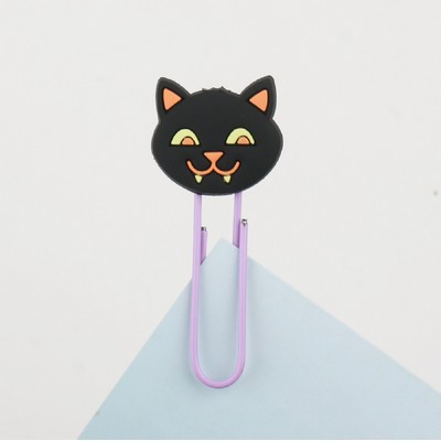 Halloween Paper Clip Custom Shaped Bookmark Clip Paper Clamp Coated Clip