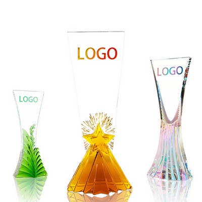 Arc-Shaped Crystal Trophy