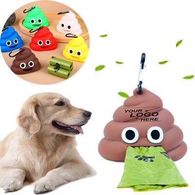 Dog Poop Bag Holder for Leash with Funny Design
