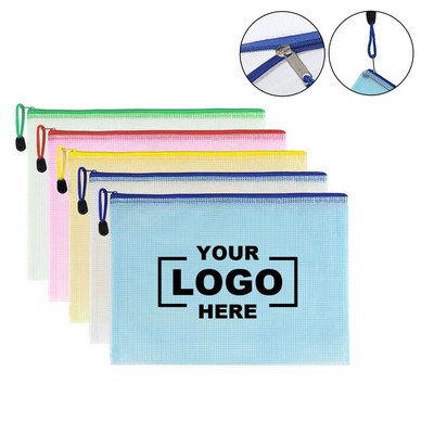 A4 Zippered Document Organizer Bags