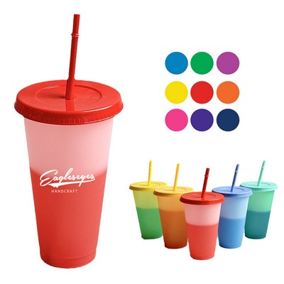 24oz Tumbler with Straw