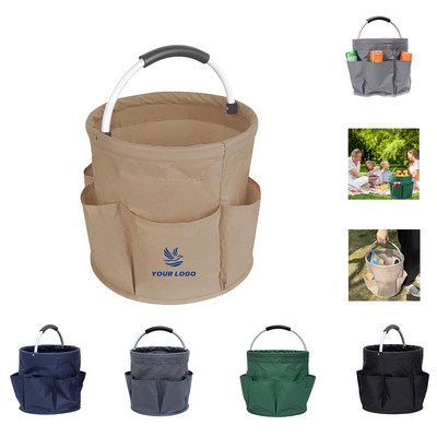 Versatile Collapsible Basket With Handles