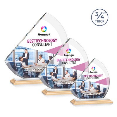 Nantucket VividPrint™ Award - Bamboo/White