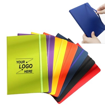 Wholesale A5 Candy - Colored Business Strap Notebooks.