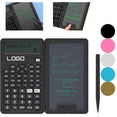 5-inch Portable Folding Writing Board with Calculator