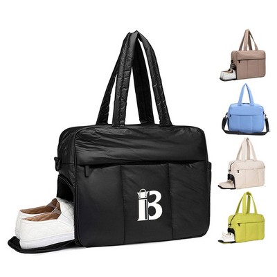 Lightweight Travel Duffel bag w/ Shoe Compartment