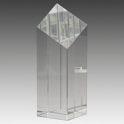 7" Crystal Diamond Top Pillar