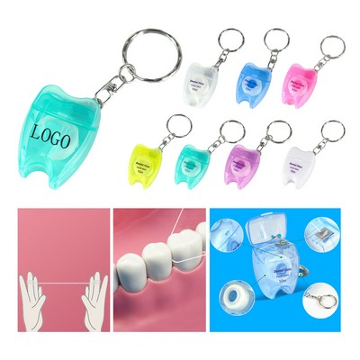 Dental Floss Keychain