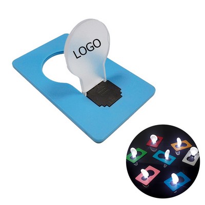 Custom Thick Mini LED Credit Card Pocket Light Bulb Lamp